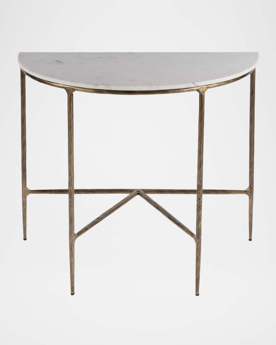 Evelyn Demilune Console Table
